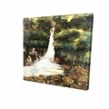 Fondo 32 x 32 in. Watercolor Waterfalls-Print on Canvas FO2790224